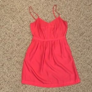 Neon Pink Summer Mini Dress